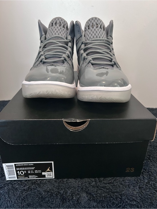 Jordan Other - Jordan Men's Athletic Shoes - Gray Patent and White Midsole
